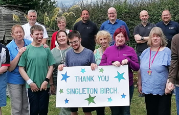 Donation from Singleton Birch Ltd for our students at Caistor Day Services