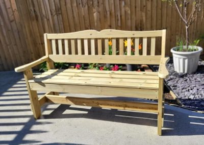 Classic 3 seater bench