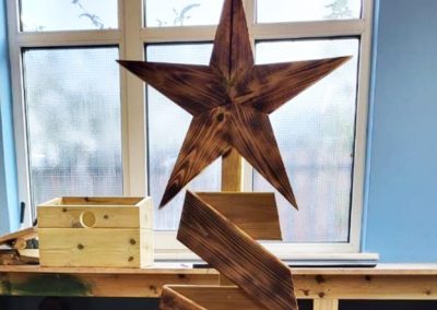 Wooden Christmas tree