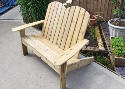 Adirondack 2 seater bench