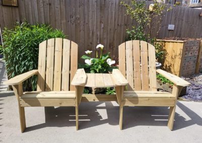 Adirondack 2 seater love seat