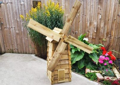 Hand made Wooden Windmill