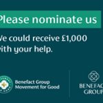 Nominate our charity to receive £1,000 from Movement for Good